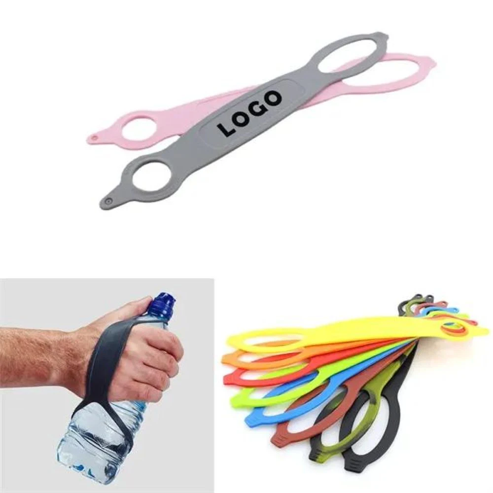 Custom Silicone Water Bottle Carrier Grip 1