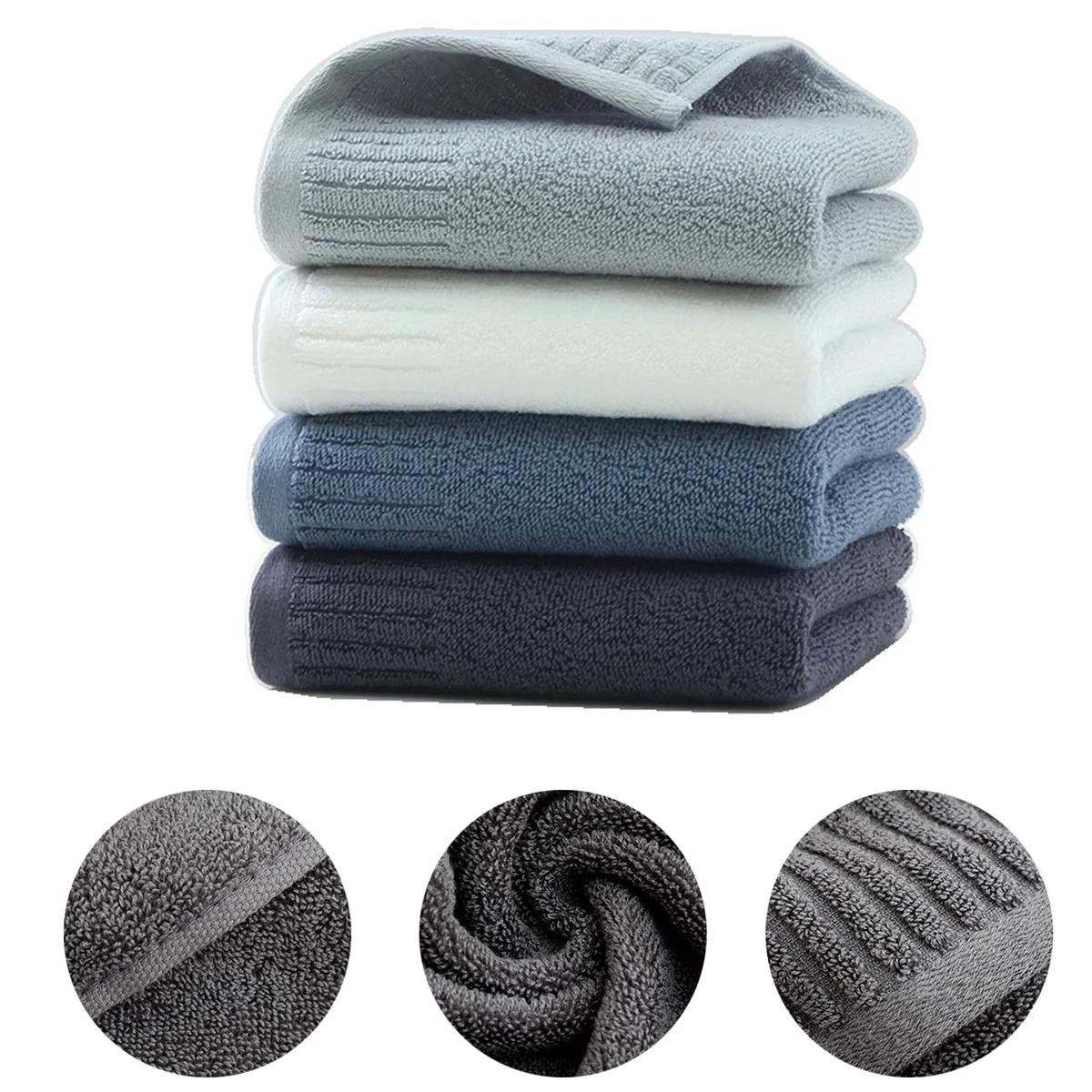 Absorbent Quick Dry Cotton Face Towels 1