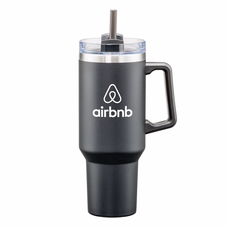 Makena Handle Travel Mug w/Straw - 40oz