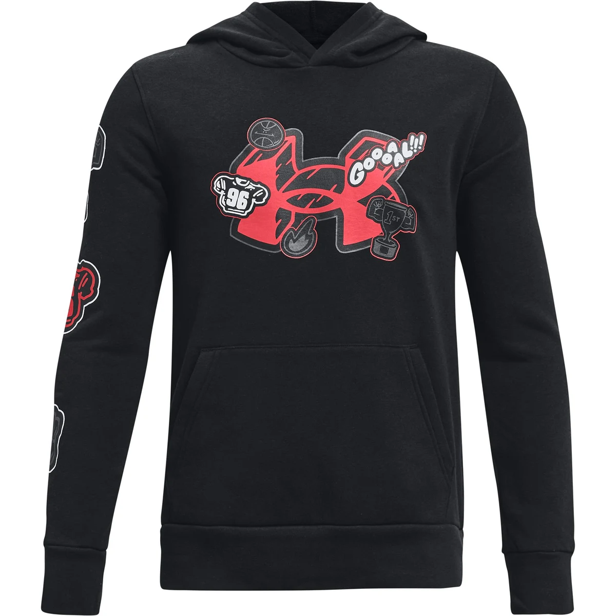Boys' UA Rival Fleece Trophies Hoodie 1