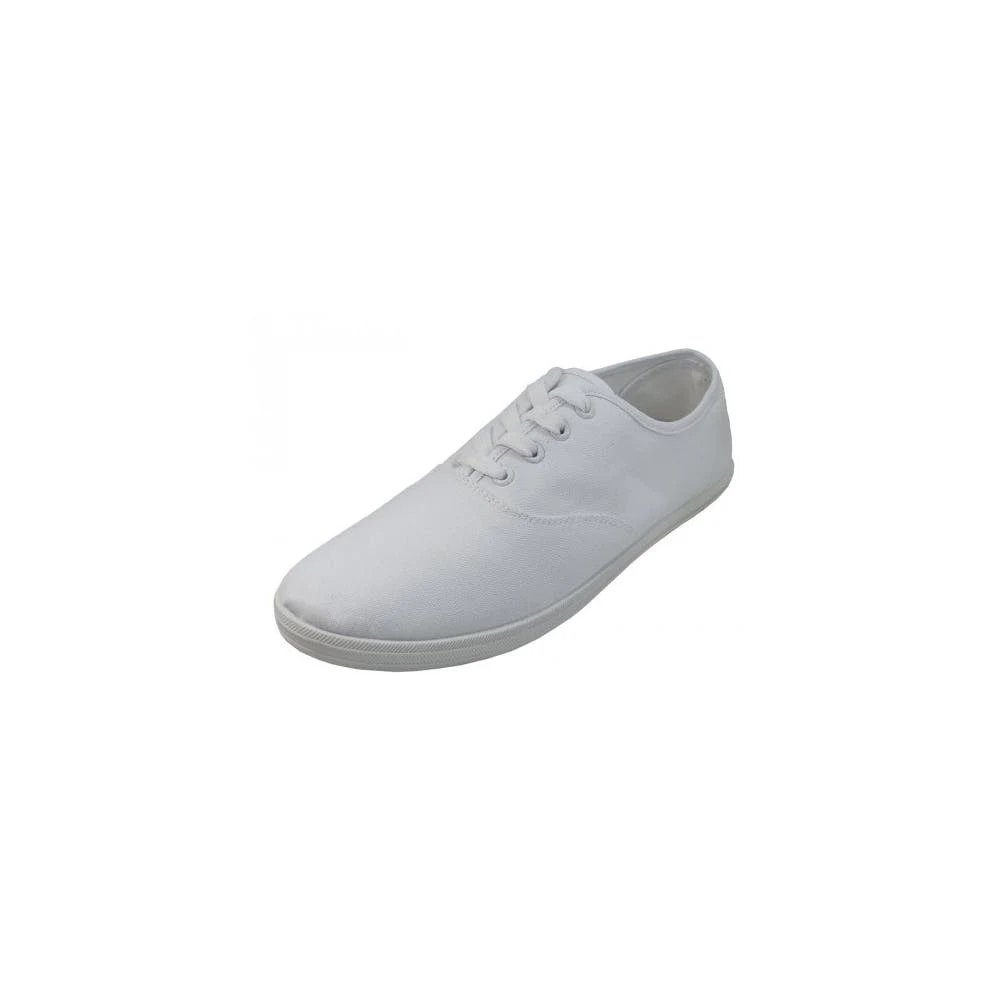 Men's Canvas Shoes - White Sizes 7-13 1