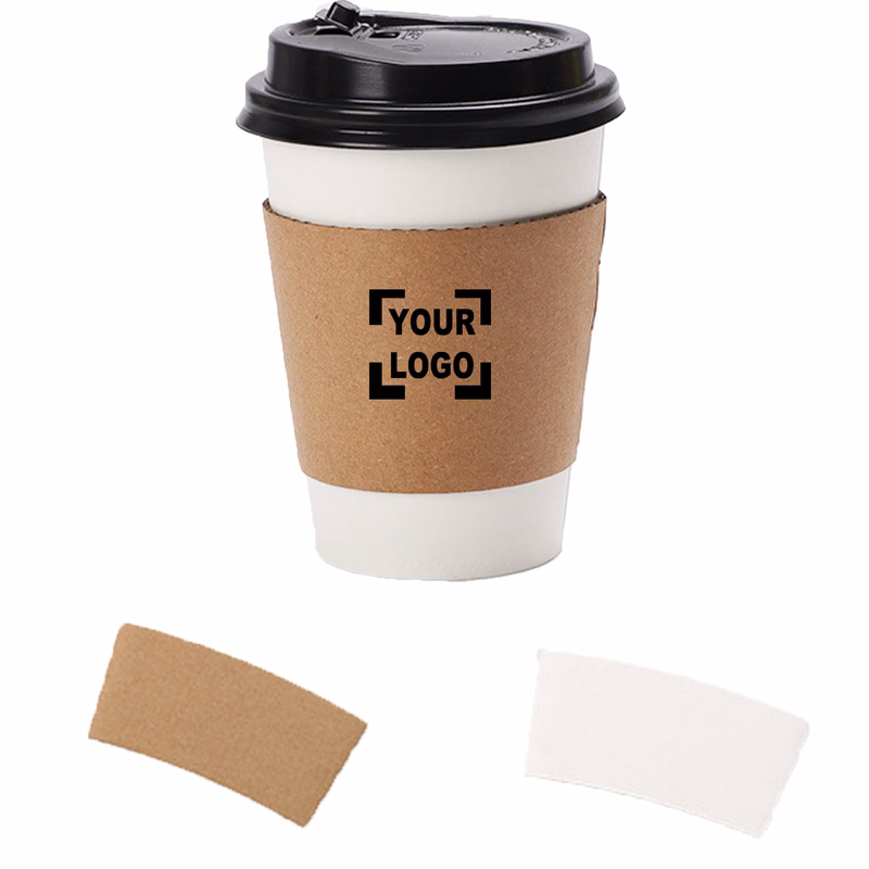 Custom Kraft Paper Cup Sleeve Holder