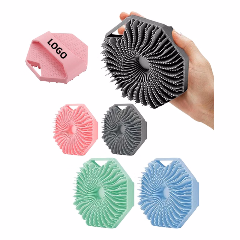 Soft Flexible Bristle Body Scalp Scrubber