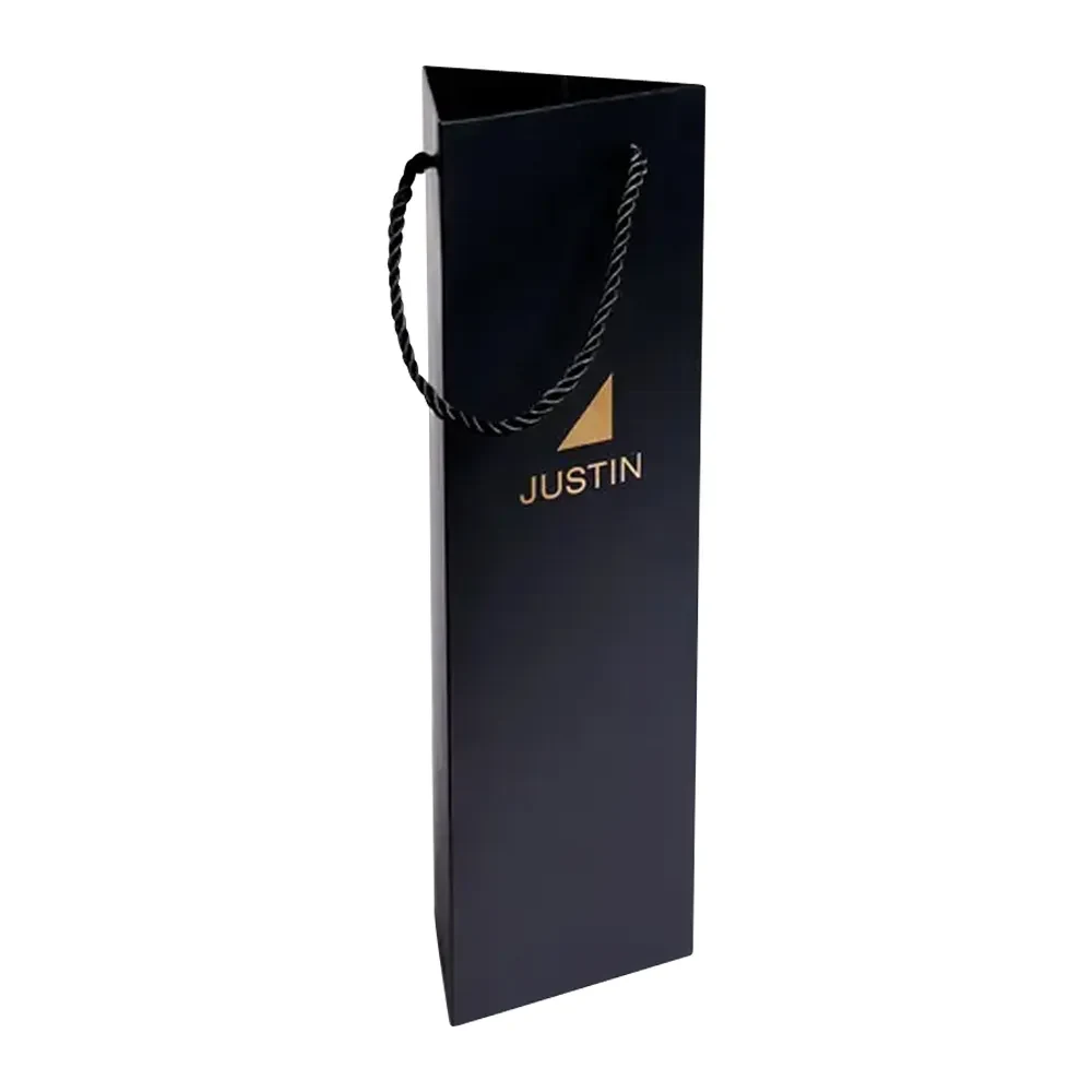 1-Bottle Triangle Luxury Paper Tote 1