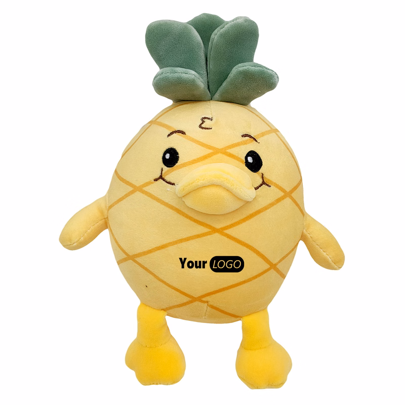 Cotton PineApples cute duck plush pillow toy