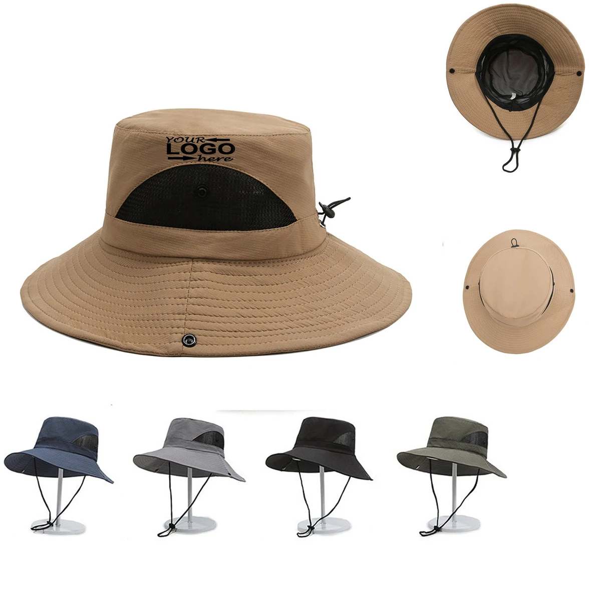 MOQ20PCS Outdoor Sun Protection Bucket Fishing Hat 1