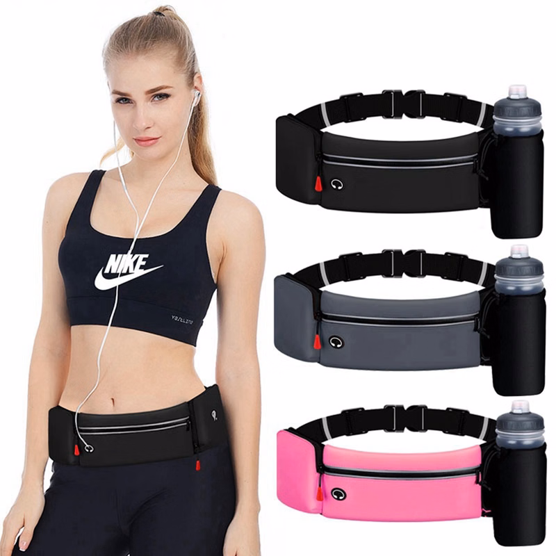 Waterproof Sport Fanny Pack With Water Bottle Holder