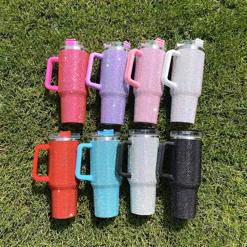 40oz Bling Rhinestone Tumbler