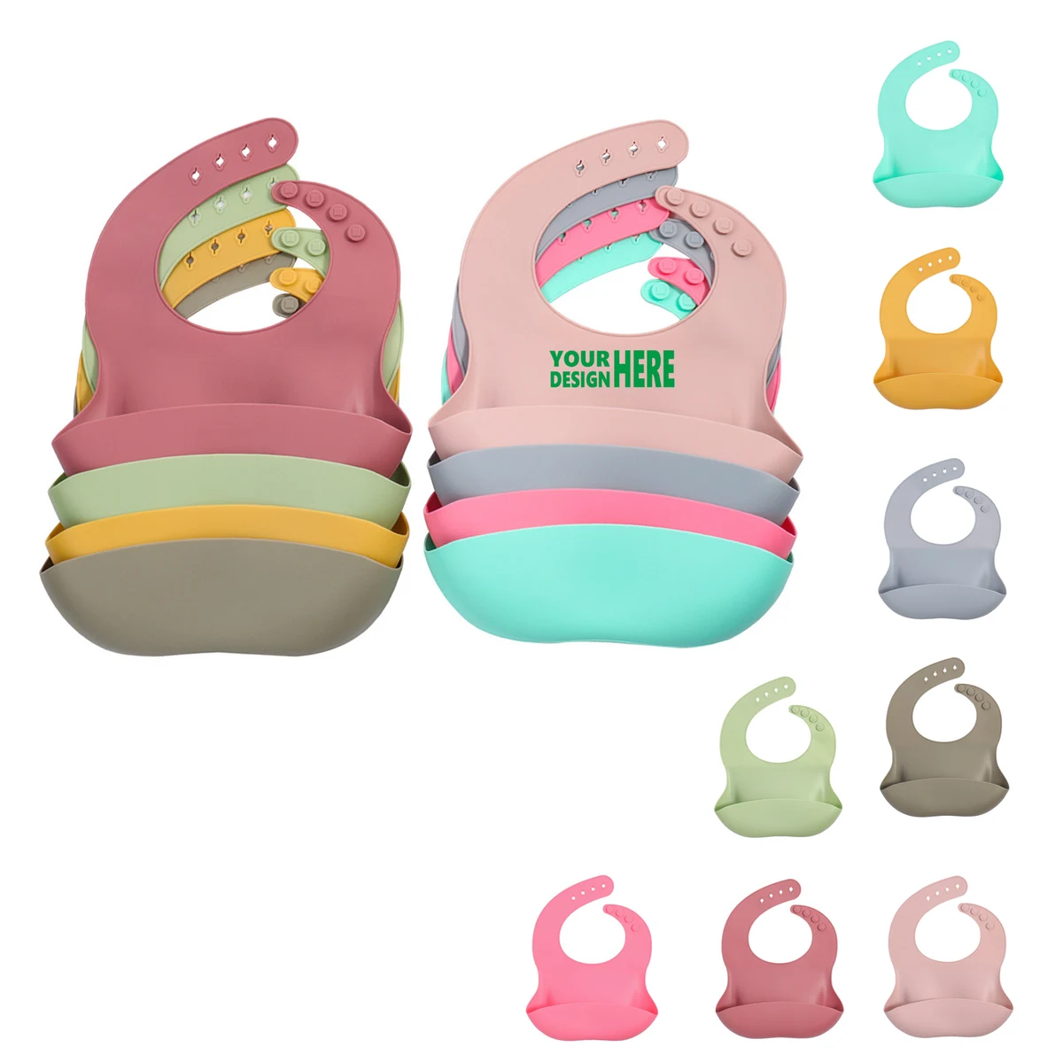 Leak-Proof Silicone Bib 1
