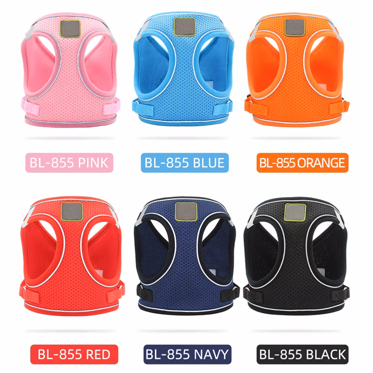 Adjustable Reflective No Pull Pet Dog Harness With