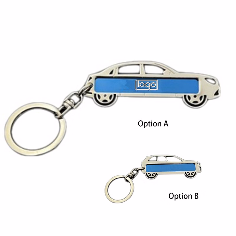 Cute Mini Metal Car Keychain Stainless Steel Keyring