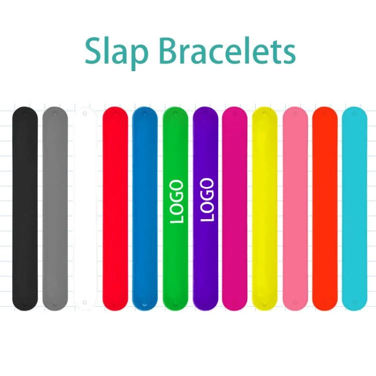 Custom Slap Bracelets Wristbands 1