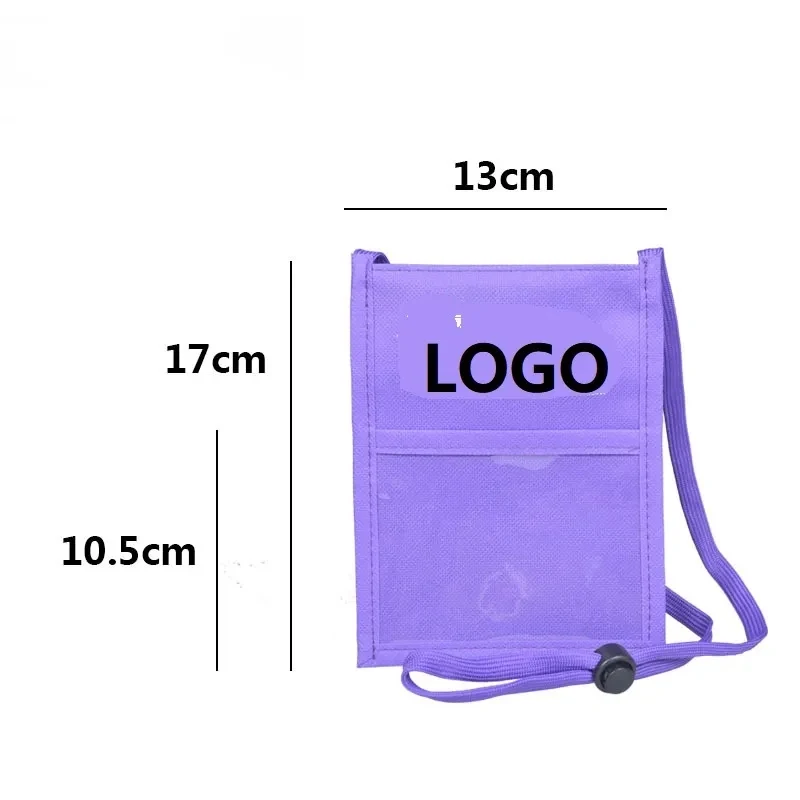 Clear Window Pocket Neck Wallet Outdoor Passport Coin Pouch 1