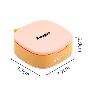4 Compartments Portable Pill Case 1