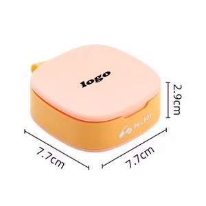 4 Compartments Portable Pill Case