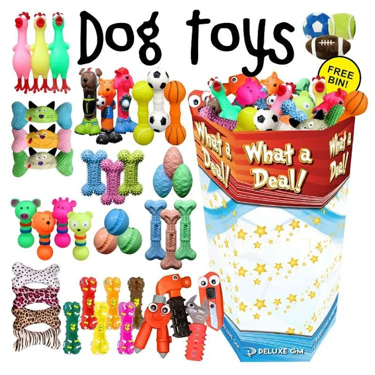 Dog Toys - 12 Assorted Styles 1
