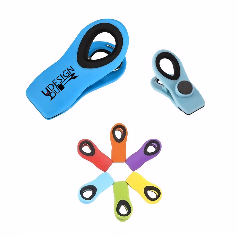 MOQ 30pcs Bag Clips With Magnet