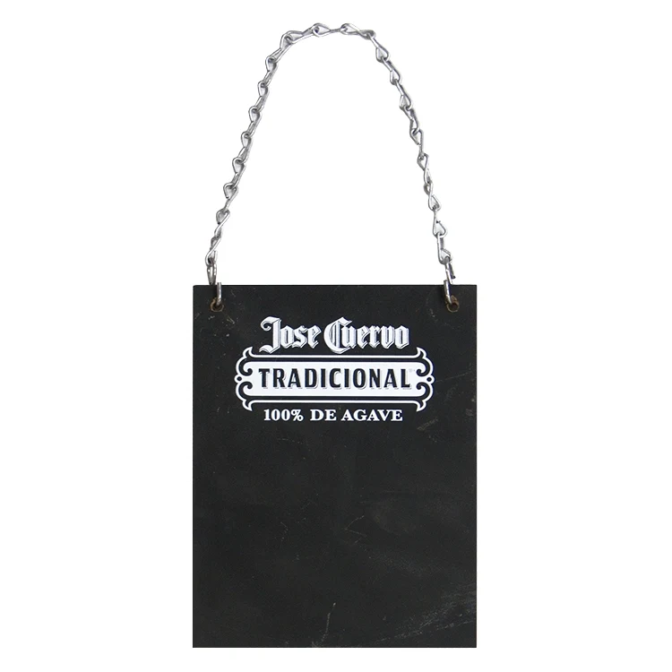 Chain Frameless Chalkboard - 5"w x 7"h 1