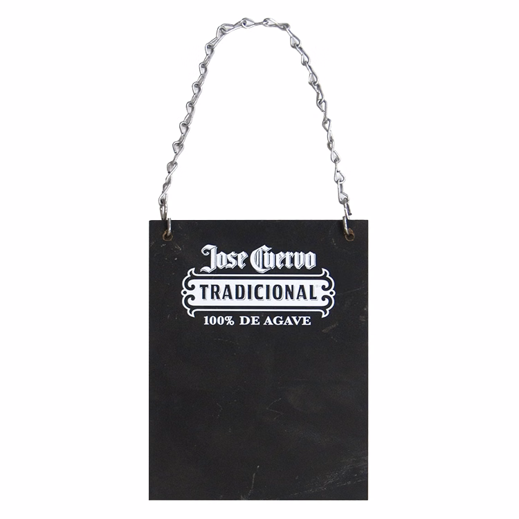 Chain Frameless Chalkboard - 5"w x 7"h