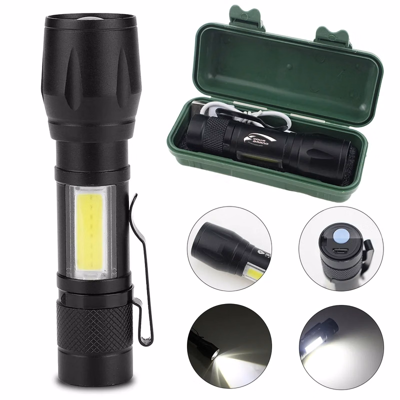 High Lumen LED Handheld Light Portable Tactical Flashlight