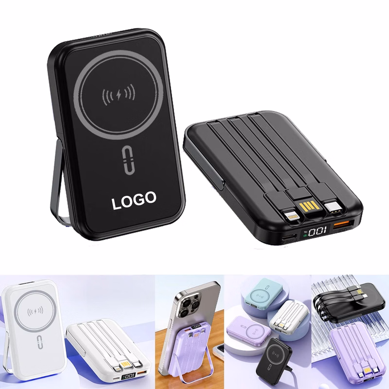 5000mAh Digital Display Magnetic Wireless Power Bank