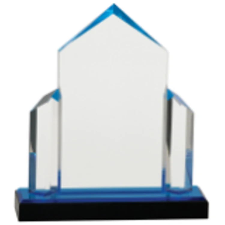 7" x 8" Blue Jewel Post Impress Award 1