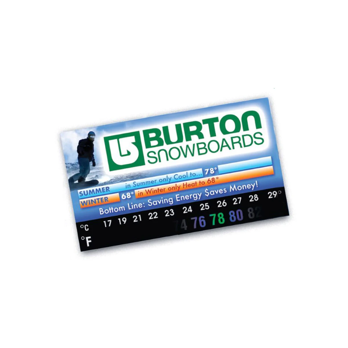 Green Line USA Eco Thermo-Strip Business Card Magnets 1