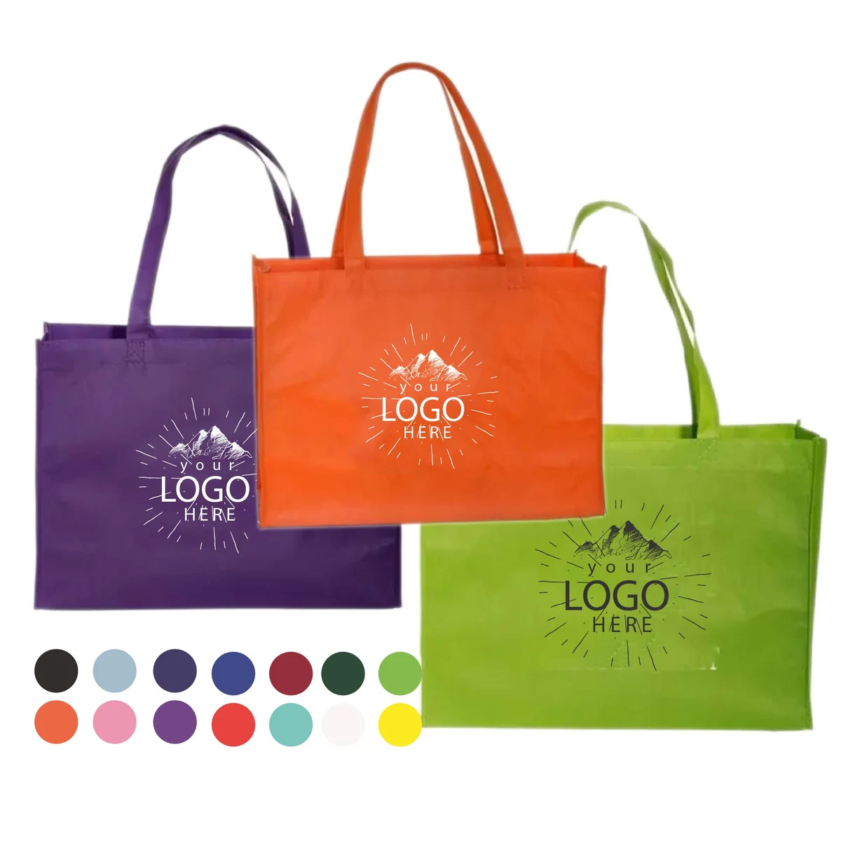 Non Woven Standard Tote Bag 16" X 12" 1