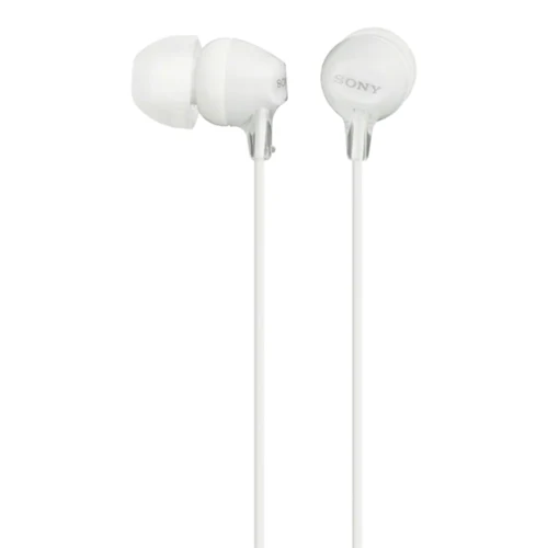 Sony MDR-EX15AP Wired In-Ear Headphones with Microphone - White 1