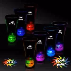 14 oz. Light Up LED Glow Pilsner