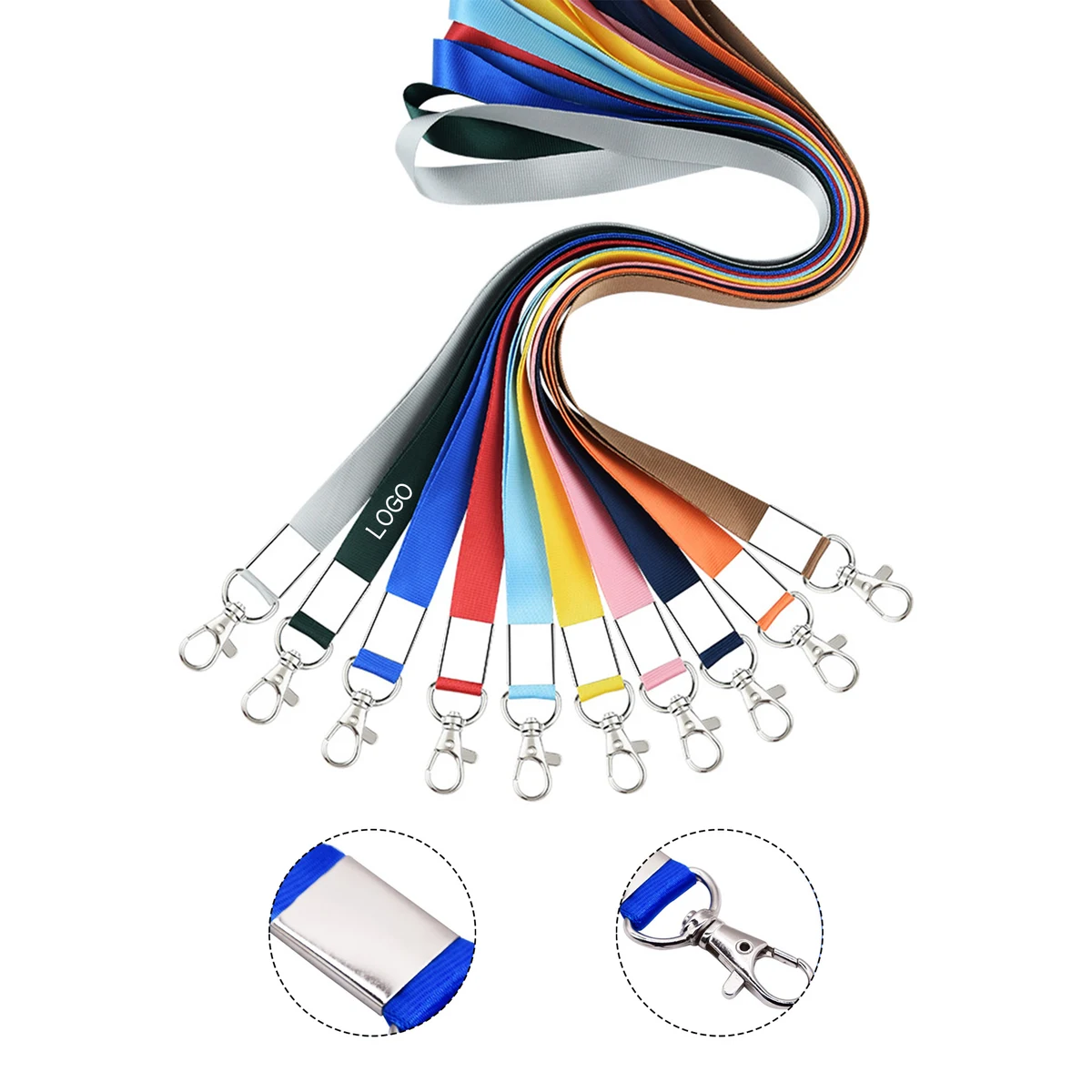 Custom Polyester Detachable Lanyard 1