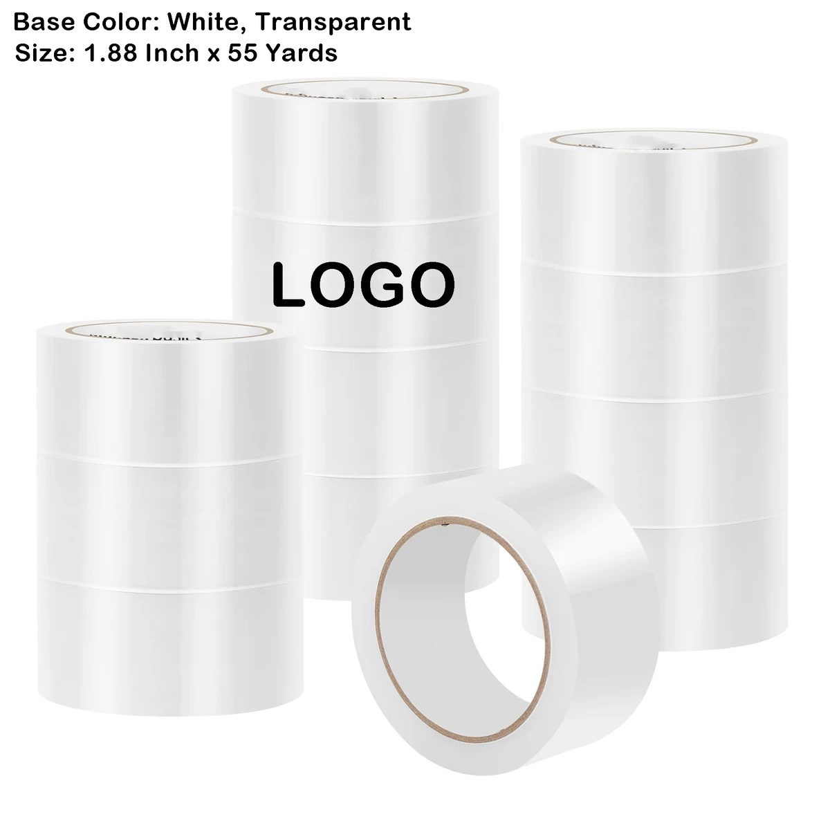 Customizable Packing Tape 1.88 Inch x 55 Yards 1