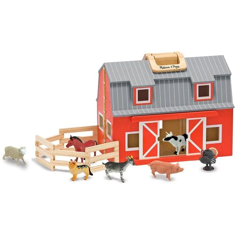 Melissa & Doug Fold & Go Barn - Animals Included 1