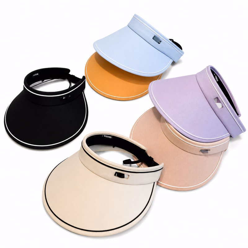 Folding visor cap
