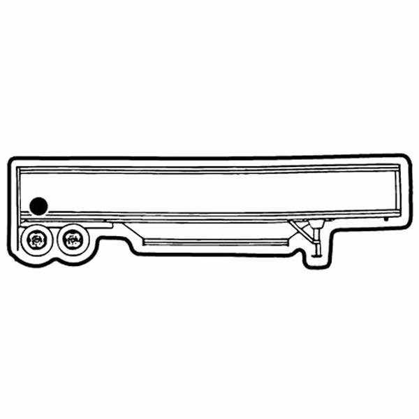 Tanker Trailer Key Tag - Spot Color