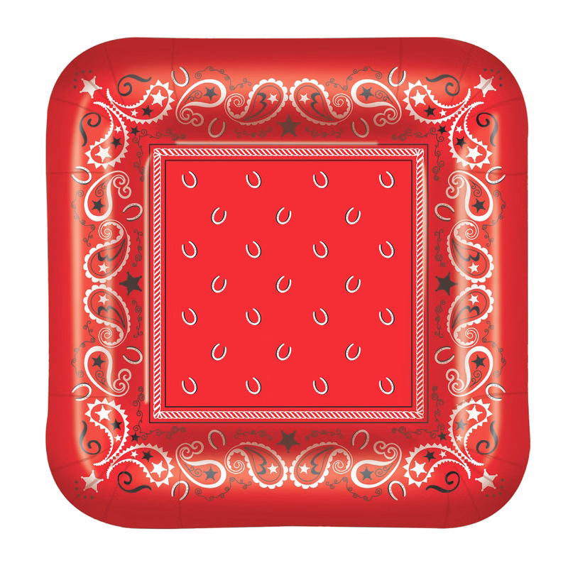 Bandana 9" Plates