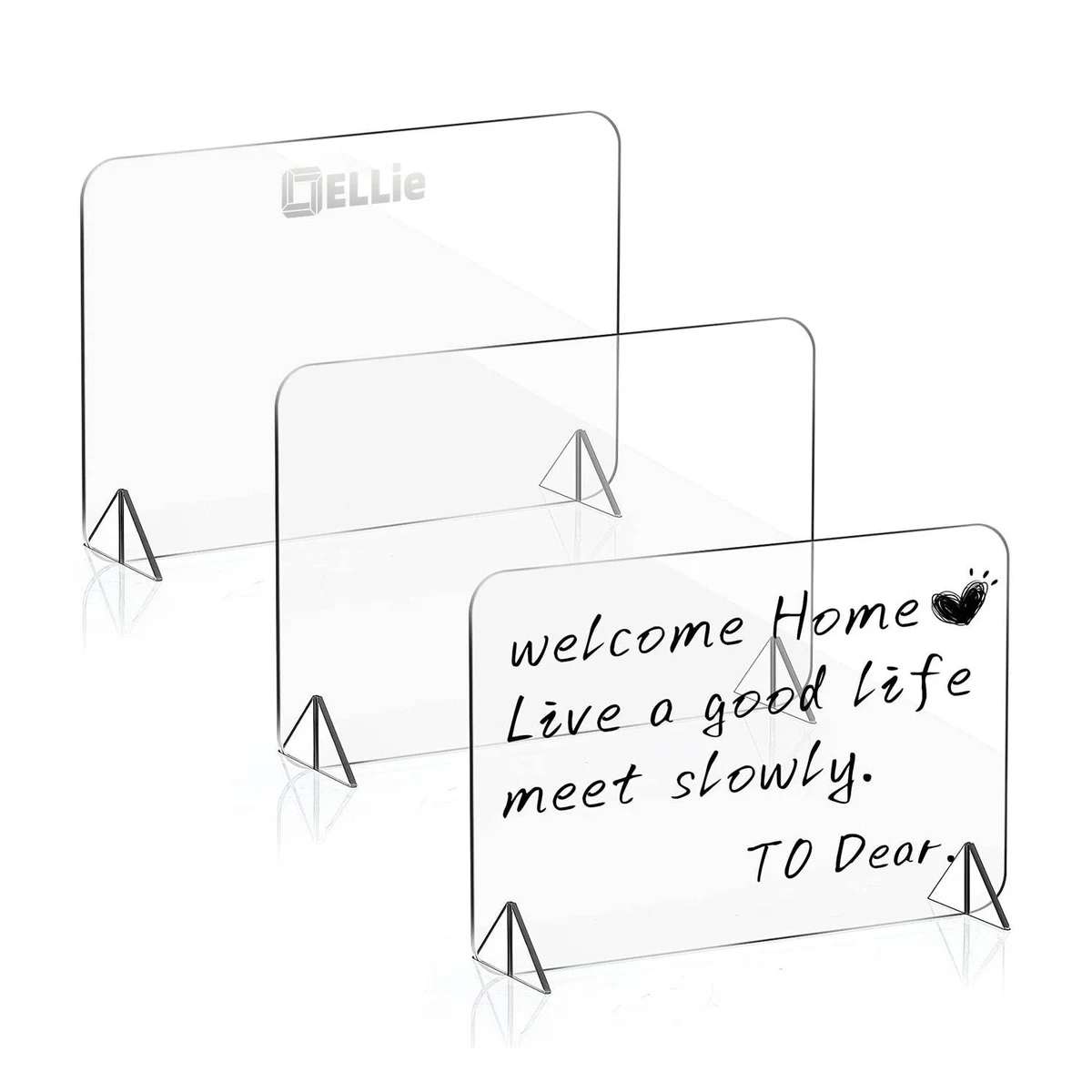 Clear Acrylic Writing Whiteboard 1