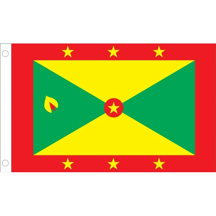 Grenada Flag - 3' x 5' - Nylon 1