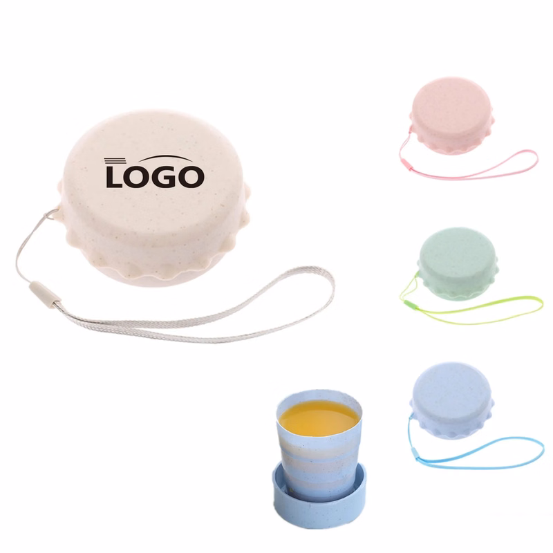 Wheat Straw Folding Cup MOQ 100 PCS