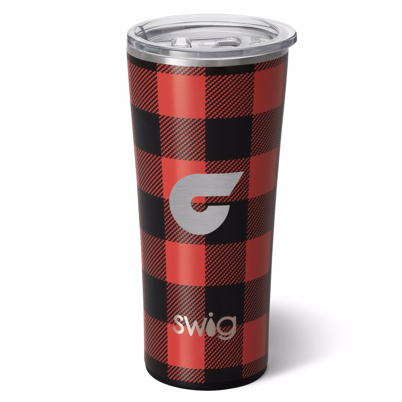 22 Oz. Swig Life™ Buffalo Plaid Stainless Steel Tumbler