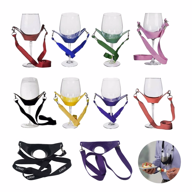 Wine Cup Holder With Lanyard