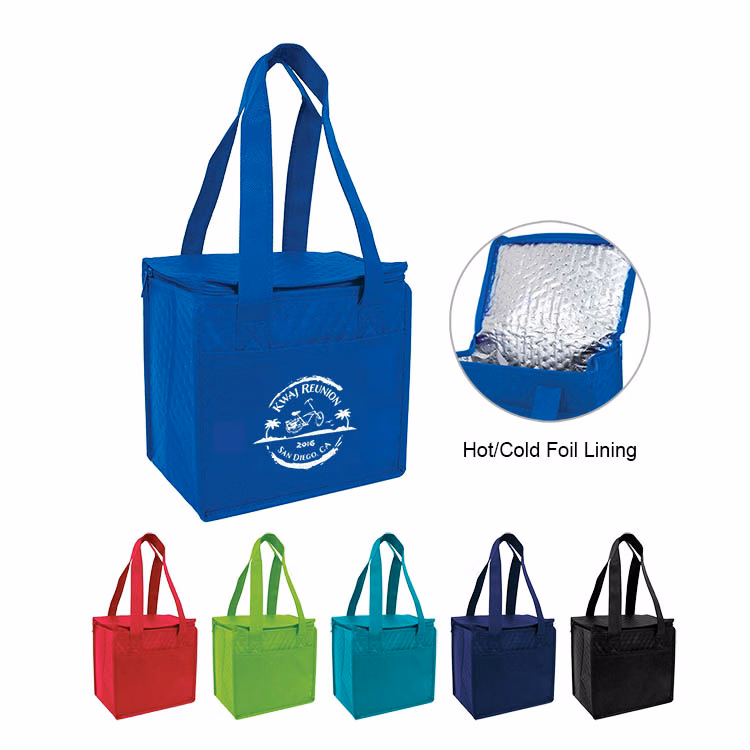 90+GSM Non-Woven Compact Snack Pack Cooler tote bag