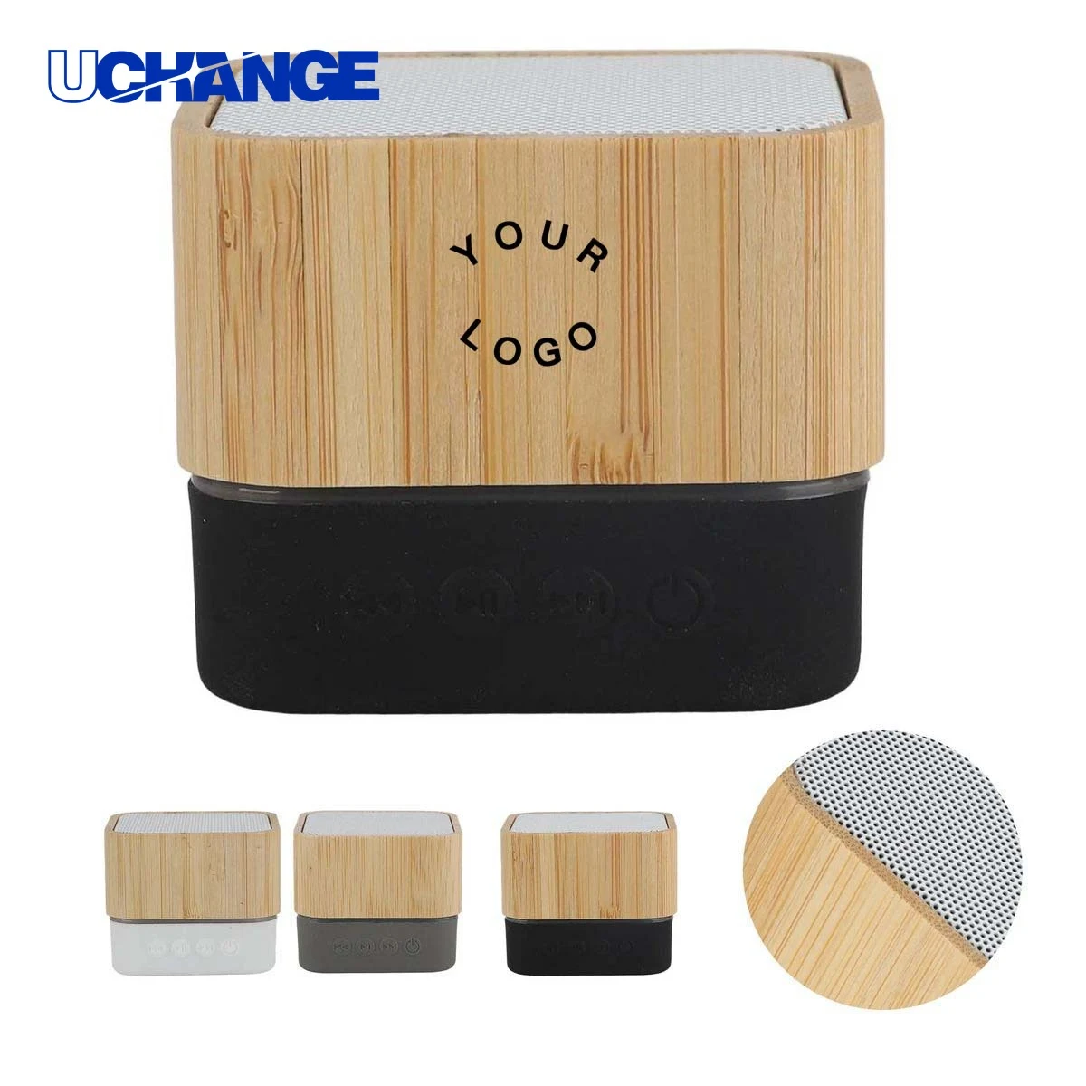 Bamboo Wireless Bluetooth Speaker with Stereo Sound 1