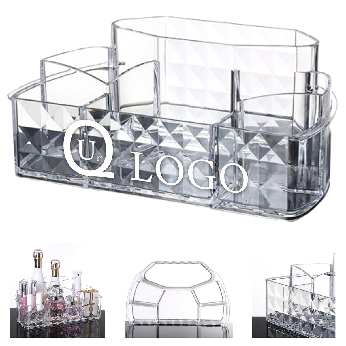 Clear Acrylic Cosmetics Organizer 1