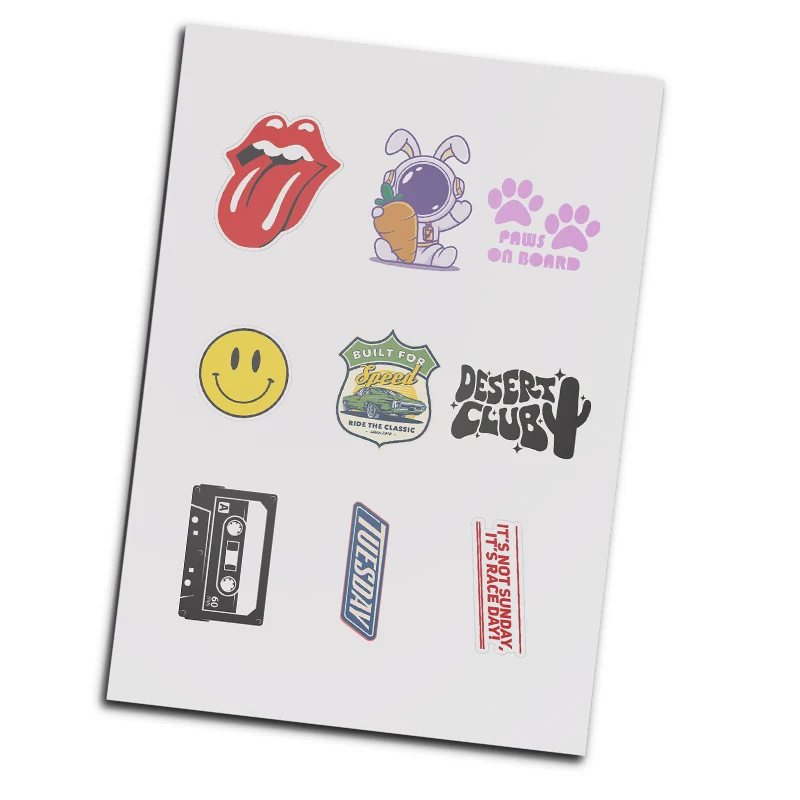 Custom Sticker Sheets Gloss 1