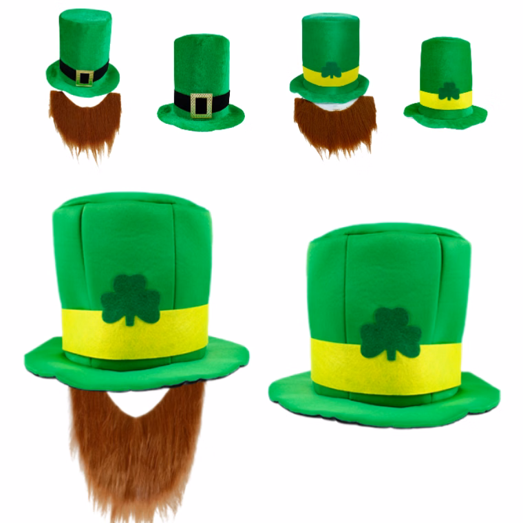 Green Clover St. Patrick's Day Hat - Fun and Customization Options