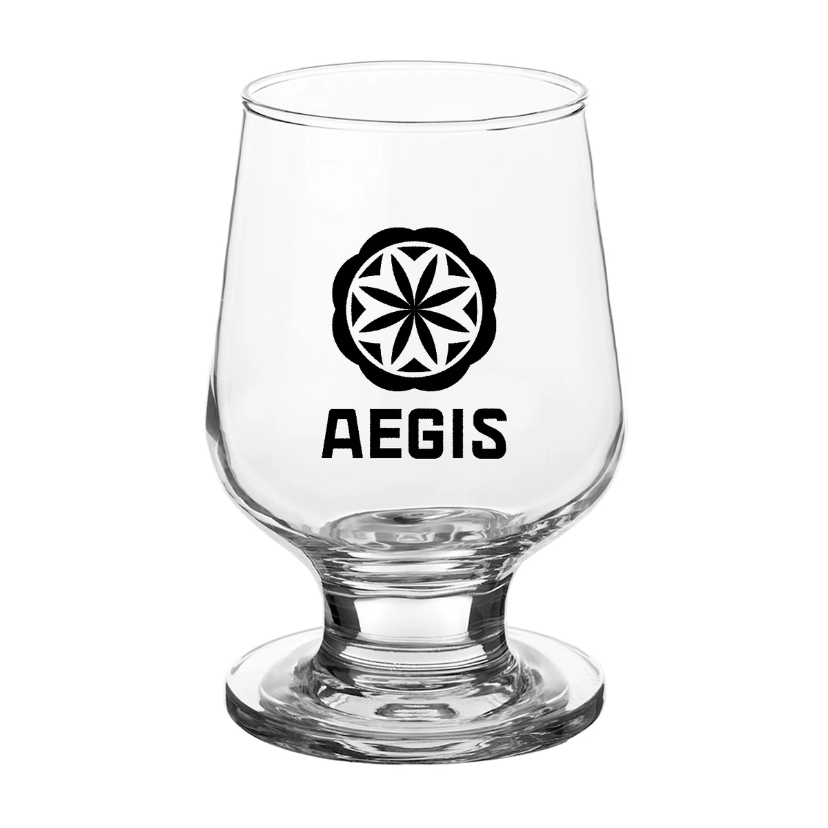 12 oz. Elytra Water Goblet Glass (1 Color Imprint) 1