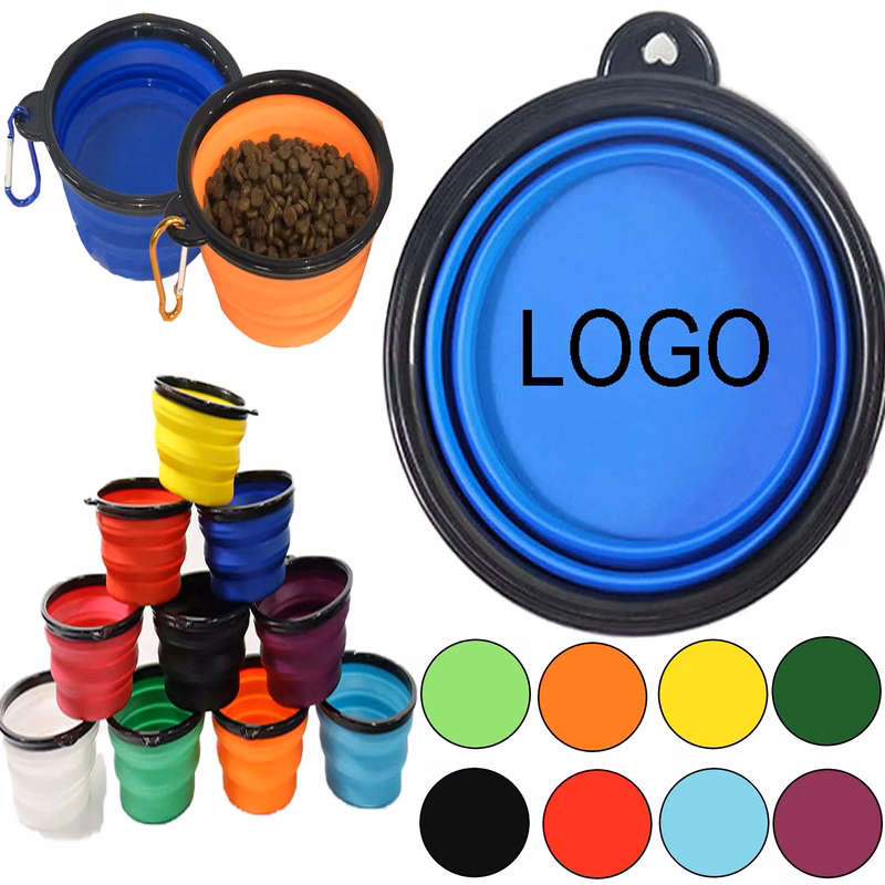 Spot Collapsible Pet Silicone Bowl
