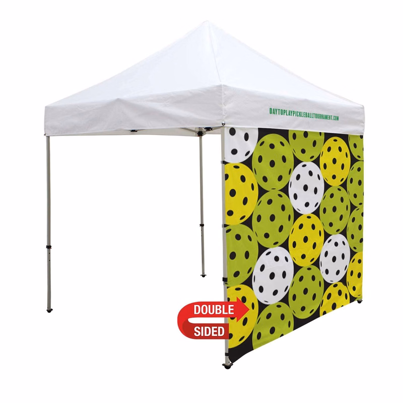 8' Tent Full Wall (Dye Sublimated, Double-Sided)