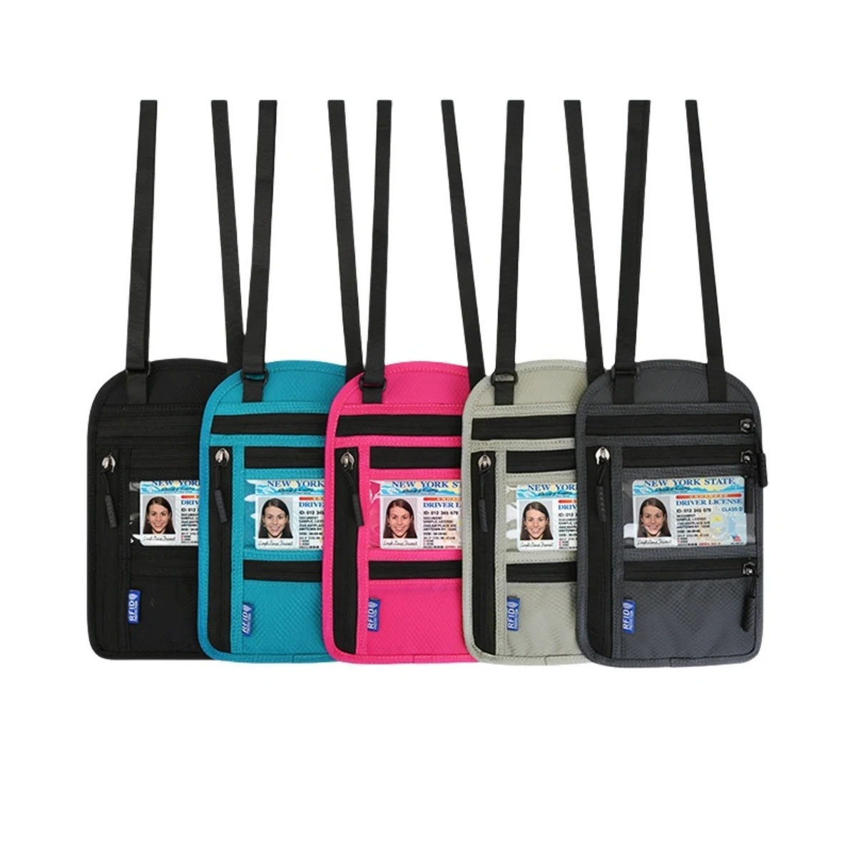 Neck Travel Wallets With RFID Blocking 1